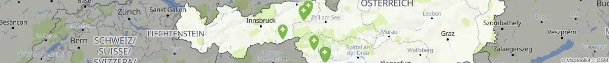 Kartenansicht für Apotheken-Notdienste in der Nähe von Nußdorf-Debant (Lienz, Tirol)